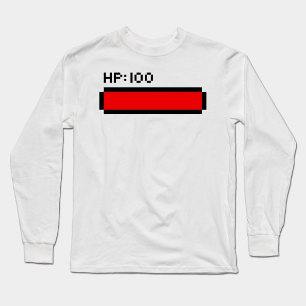 HEALTH BAR Long Sleeve T-Shirt by TokerTees